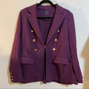 dark plum blazer